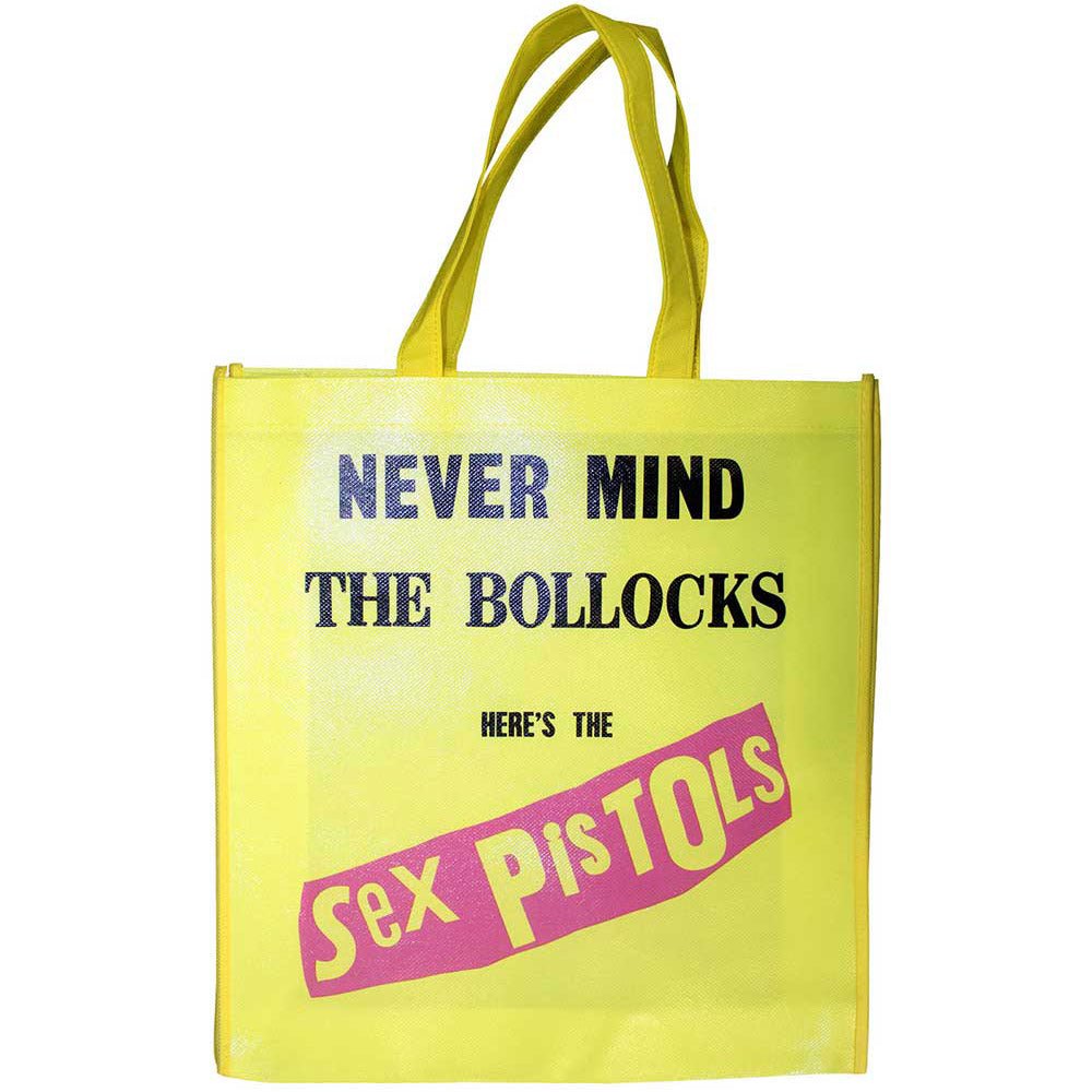 SEX PISTOLS セックスピストルズ - Never Mind The Bollocks Original Album / Yellow / トートバッグ - PGS